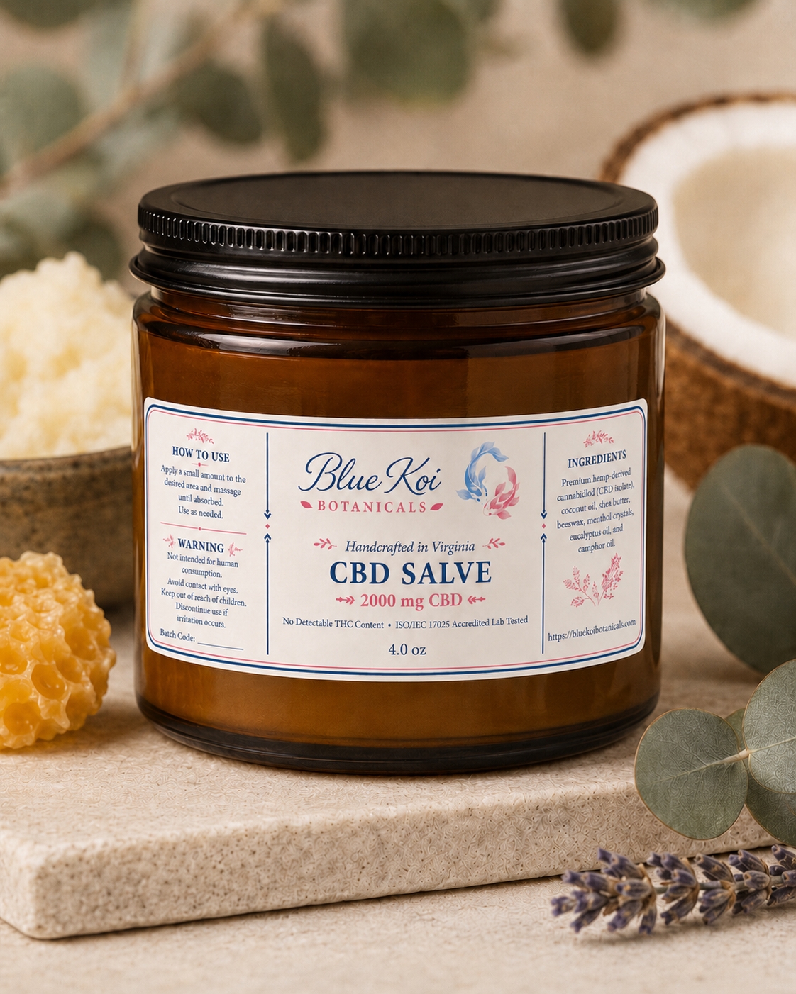 4.0 oz 2000 mg CBD Salve product photo