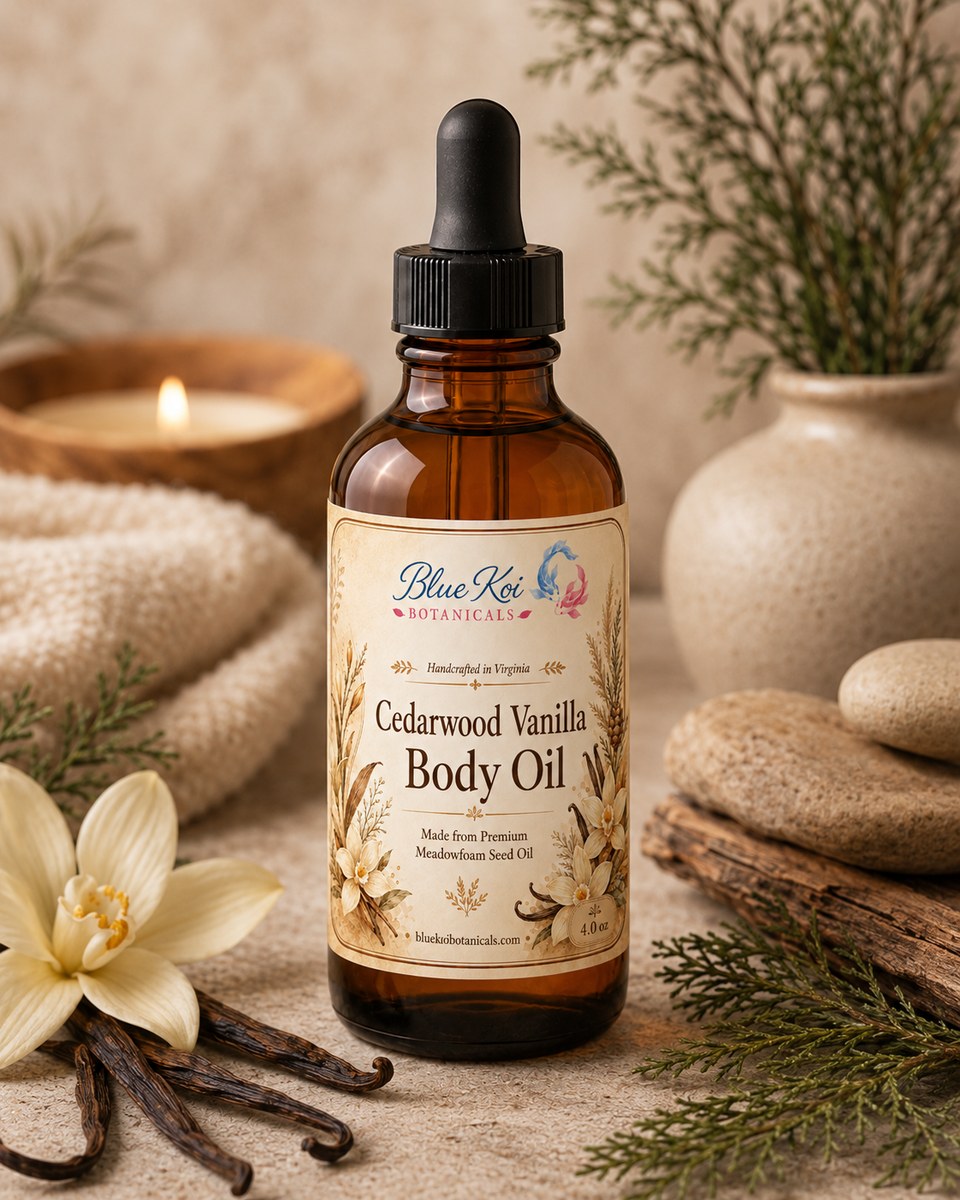 Cedarwood Vanilla Body Oil product photo