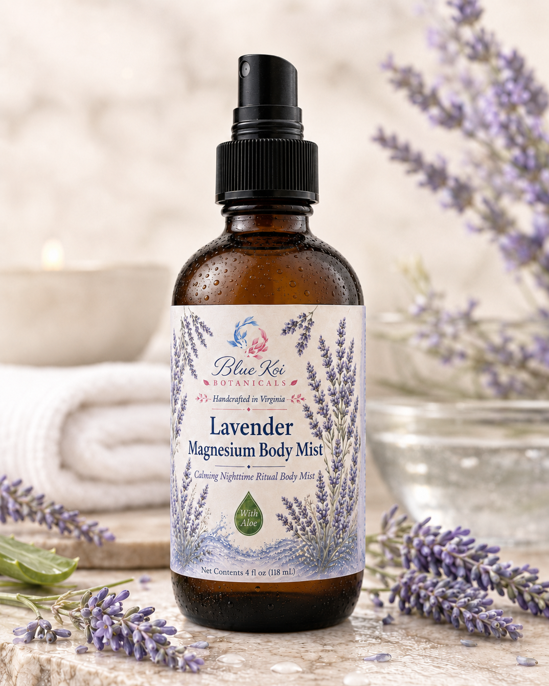 Lavender Magnesium Body Mist product photo